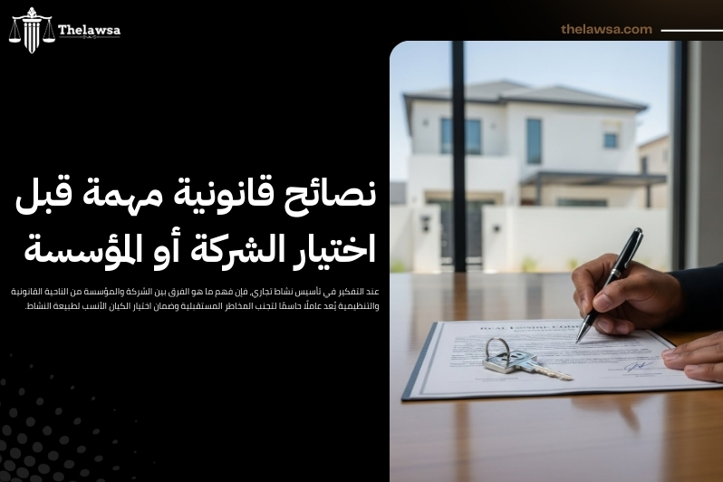 ما هو الفرق بين الشركة والمؤسسة