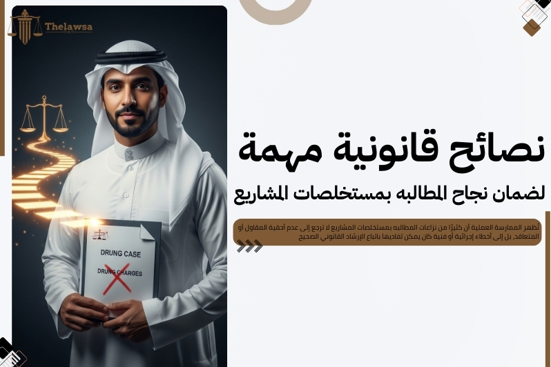 المطالبه بمستخلصات المشاريع