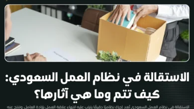 الاستقالة في نظام العمل السعودي​