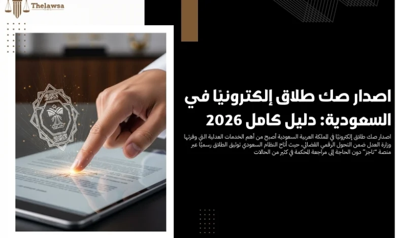 اصدار صك طلاق​