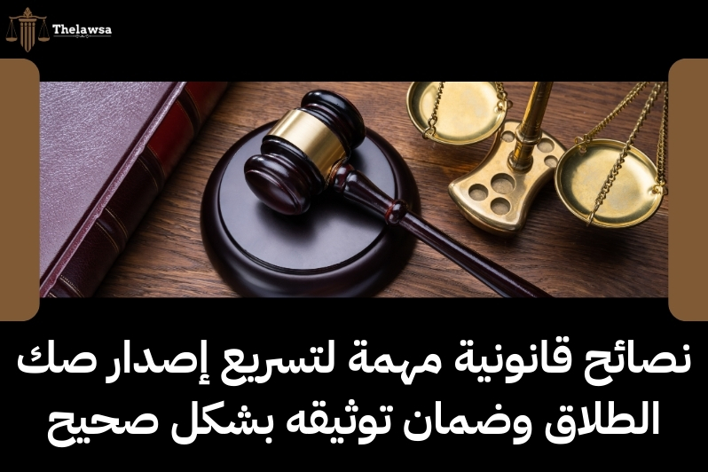 متى يصدر صك الطلاق​