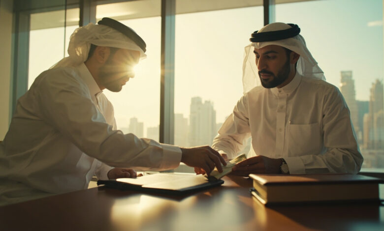 إثبات دفعات المقاول النقدية
